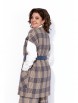 Брючный костюм артикул: 1172 песочный-деним (клетка) от Anastasia - вид 13
