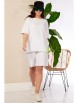 Костюм с шортами артикул: 1220 белый от Anastasia - вид 5
