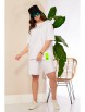 Костюм с шортами артикул: 1220 белый от Anastasia - вид 7