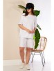 Костюм с шортами артикул: 1220 белый от Anastasia - вид 8
