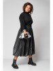Юбочный костюм артикул: 1283 черный от Anastasia - вид 8