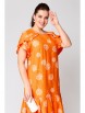 Платье артикул: 1144 оранжевый от Кокетка и К - вид 4