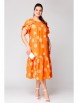 Платье артикул: 1144 оранжевый от Кокетка и К - вид 6