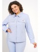 Брючный костюм артикул: 2338 голубой от AlaniCollection - вид 5