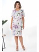 Нарядное платье артикул: 2352 молоко+цветы от AlaniCollection - вид 1