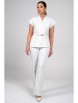 Брючный костюм артикул: 2362 белый от AlaniCollection - вид 2