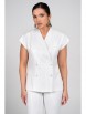 Брючный костюм артикул: 2362 белый от AlaniCollection - вид 3