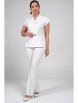Брючный костюм артикул: 2362 белый от AlaniCollection - вид 13