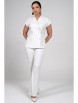 Брючный костюм артикул: 2362 белый от AlaniCollection - вид 5
