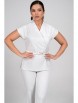 Брючный костюм артикул: 2362 белый от AlaniCollection - вид 7