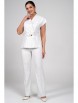 Брючный костюм артикул: 2362 белый от AlaniCollection - вид 8