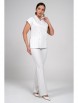 Брючный костюм артикул: 2362 белый от AlaniCollection - вид 9