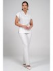 Брючный костюм артикул: 2362 белый от AlaniCollection - вид 10