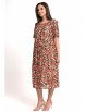 Плательный костюм артикул: 2368 желтый+цветы от AlaniCollection - вид 3