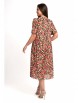 Плательный костюм артикул: 2368 желтый+цветы от AlaniCollection - вид 4