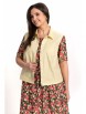 Плательный костюм артикул: 2368 желтый+цветы от AlaniCollection - вид 5