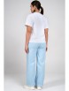 Брючный костюм артикул: 2360 голубой от AlaniCollection - вид 2