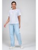 Брючный костюм артикул: 2360 голубой от AlaniCollection - вид 6