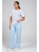 Брючный костюм артикул: 2360 голубой от AlaniCollection - вид 7