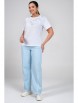 Брючный костюм артикул: 2360 голубой от AlaniCollection - вид 9