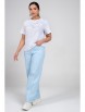 Брючный костюм артикул: 2360 голубой от AlaniCollection - вид 1