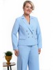 Брючный костюм артикул: 2042 голубой от AlaniCollection - вид 4