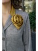 Брючный костюм артикул: 2410 серый, горчица от AlaniCollection - вид 7