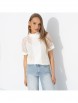 Блузка артикул: Фирменное приветствие (white) от CHARUTTI - вид 1