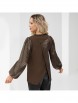 Блузка артикул: Автоледи (кофейное пирожное) от CHARUTTI - вид 2