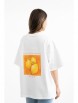 Майка,футболка артикул: 1227-3 оранжевый от Mirolia - вид 2
