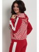Спортивный костюм артикул: 728 красный с белым от Solomea Lux - вид 5
