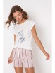 Пижама артикул: SCARLETTE SS22 Пижама женская с шортами от Aruelle - вид 1