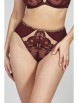 Трусы артикул: SELENA BURGUNDY Stringhighwaist Трусы высокие стринги от Kris line - вид 1