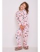 Пижама, ночная рубашка артикул: 2833/2834/2835 AW22/23 LAURA Пижама для девочек со штанами от Taro - вид 1