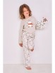 Пижама, ночная рубашка артикул: 2846/2847/2848 AW22/23 ANIELA Пижама для девочек со штанами от Taro - вид 1