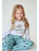 Пижама, ночная рубашка артикул: 3035/3036 AW23/24 NINA Пижама для девочек со штанами от Taro - вид 2