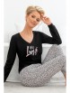 Пижама артикул: Pantera long pyjamas Black от Donna - вид 2