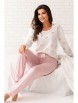 Пижама артикул: Sweet long pyjamas Powder Pink от Donna - вид 1