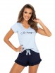 Пижама артикул: Be Happy 1/2 pyjamas Blue от Donna - вид 1