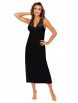 Сорочка артикул: Kristina long nightdress Black от Donna - вид 1