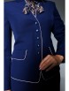 Юбочный костюм артикул: 2808-1 синий от Мода-Юрс - вид 6
