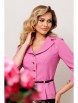 Юбочный костюм артикул: 2136 розовый от Мода-Юрс - вид 4