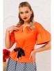 Юбочный костюм артикул: 2688 оранжевый от Мода-Юрс - вид 2