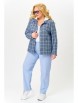Брючный костюм артикул: М194/1 голубой от OVERYOU - вид 6