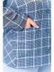 Брючный костюм артикул: М194/1 голубой от OVERYOU - вид 9