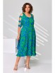 Платье артикул: 2687 зелено-васильковый от Асолия - вид 3