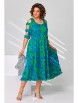 Платье артикул: 2687 зелено-васильковый от Асолия - вид 4