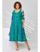 Платье артикул: 2687 зелено-васильковый от Асолия - вид 8
