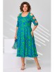 Платье артикул: 2687 зелено-васильковый от Асолия - вид 1