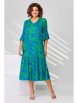 Платье артикул: 2686 зелено-васильковый от Асолия - вид 4